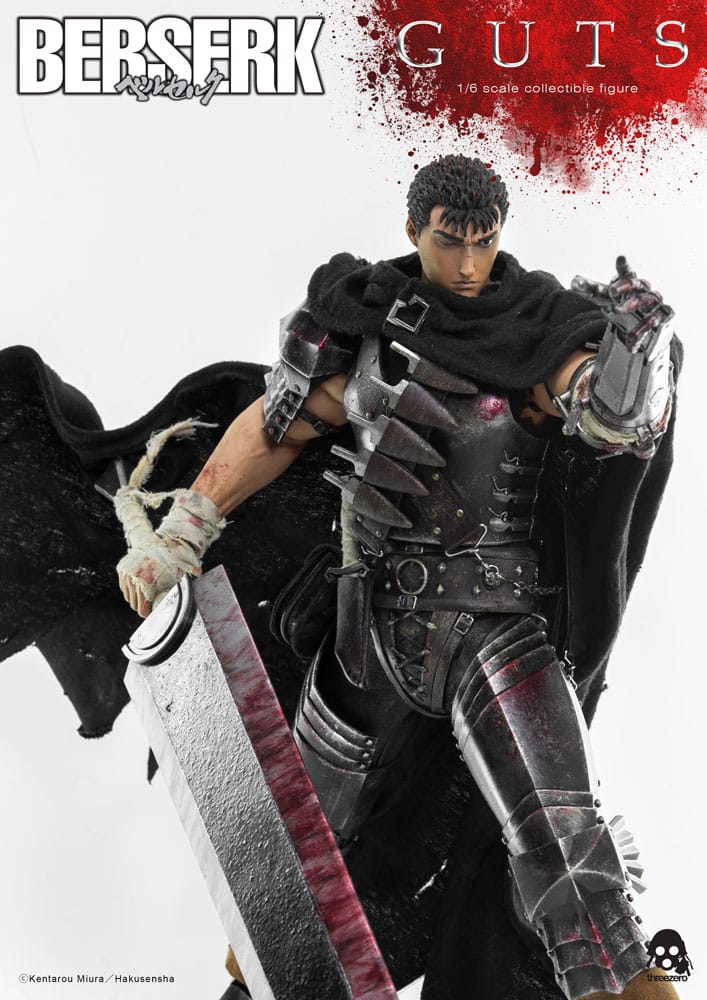 PREORDINE ESAURITO  Berserk Action Figure 1/6 Guts (Black Swordsman) 32 cm