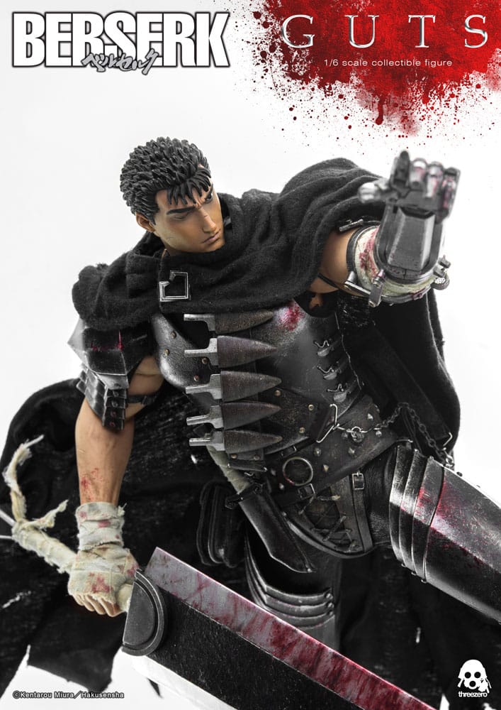 PREORDINE ESAURITO  Berserk Action Figure 1/6 Guts (Black Swordsman) 32 cm