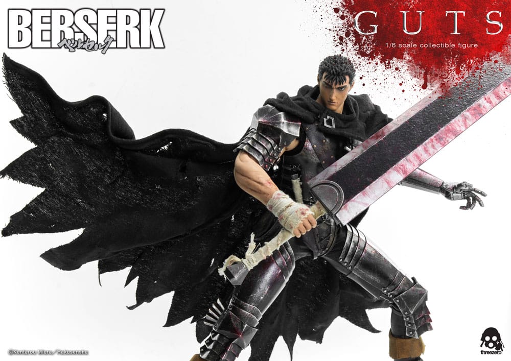 PREORDINE ESAURITO  Berserk Action Figure 1/6 Guts (Black Swordsman) 32 cm