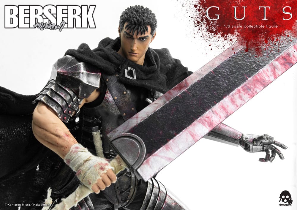 PREORDINE ESAURITO  Berserk Action Figure 1/6 Guts (Black Swordsman) 32 cm