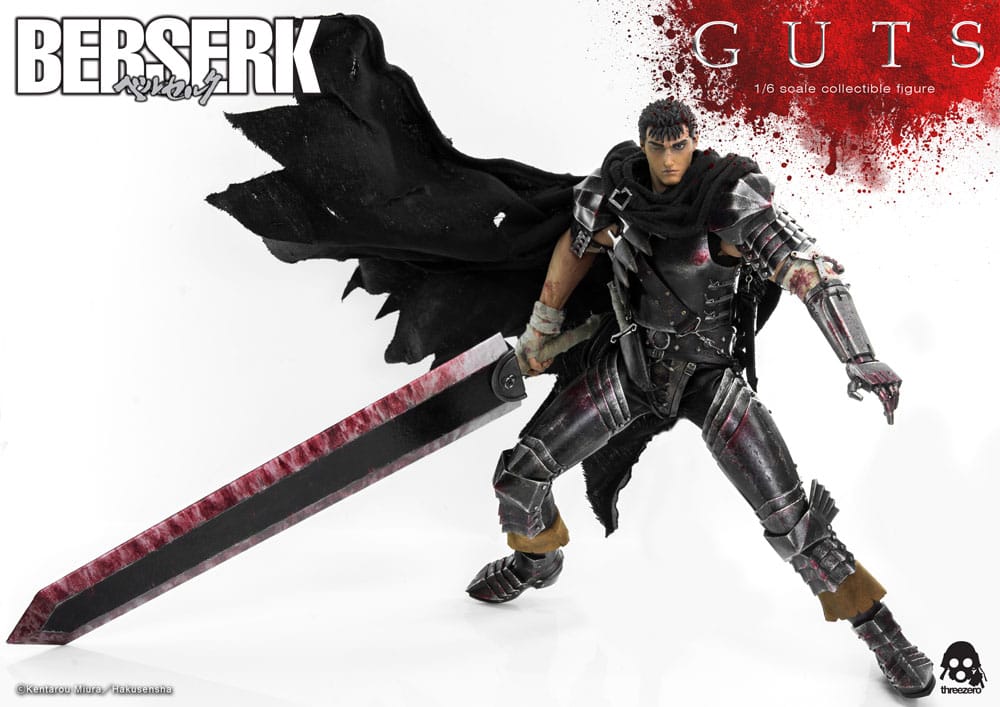PREORDINE ESAURITO  Berserk Action Figure 1/6 Guts (Black Swordsman) 32 cm
