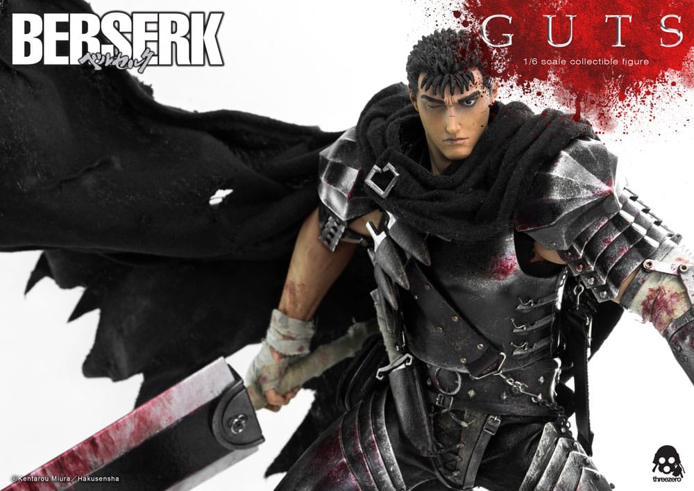 PREORDINE ESAURITO  Berserk Action Figure 1/6 Guts (Black Swordsman) 32 cm