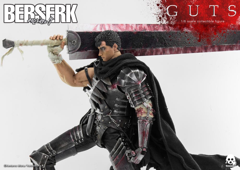 PREORDINE ESAURITO  Berserk Action Figure 1/6 Guts (Black Swordsman) 32 cm