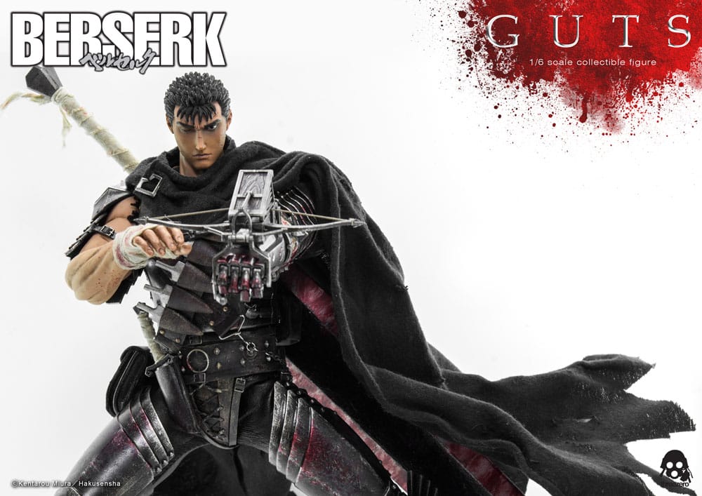 PREORDINE ESAURITO  Berserk Action Figure 1/6 Guts (Black Swordsman) 32 cm