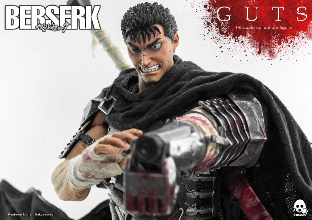 PREORDINE ESAURITO  Berserk Action Figure 1/6 Guts (Black Swordsman) 32 cm