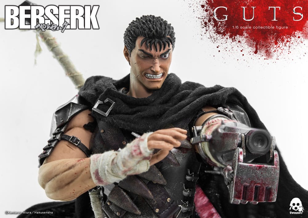 PREORDINE ESAURITO  Berserk Action Figure 1/6 Guts (Black Swordsman) 32 cm