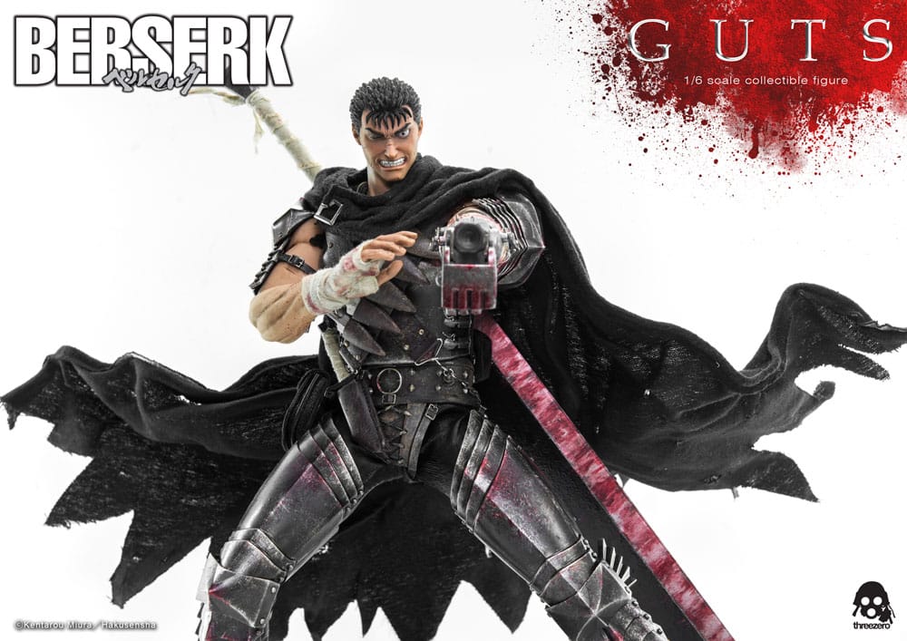 PREORDINE ESAURITO  Berserk Action Figure 1/6 Guts (Black Swordsman) 32 cm