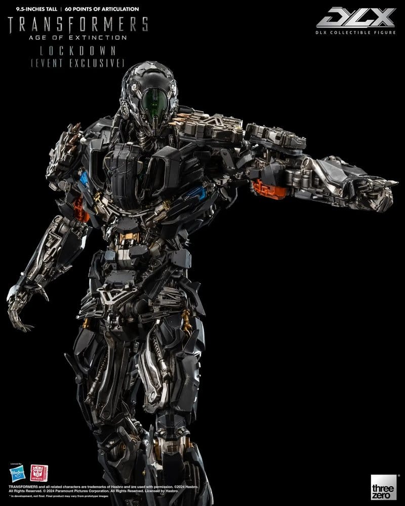 🧪 LAB | SU ORDINAZIONE Transformers: Age of Extinction DLX Action Figure 1/6 Lockdown 24 cm heo Exclusive  