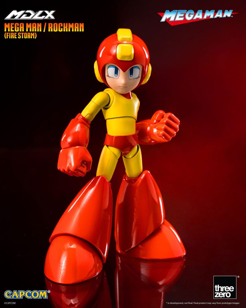MADE TO ORDER Mega Man MDLX Action Figure Mega Man / Rockman (Fire Storm) 10 cm