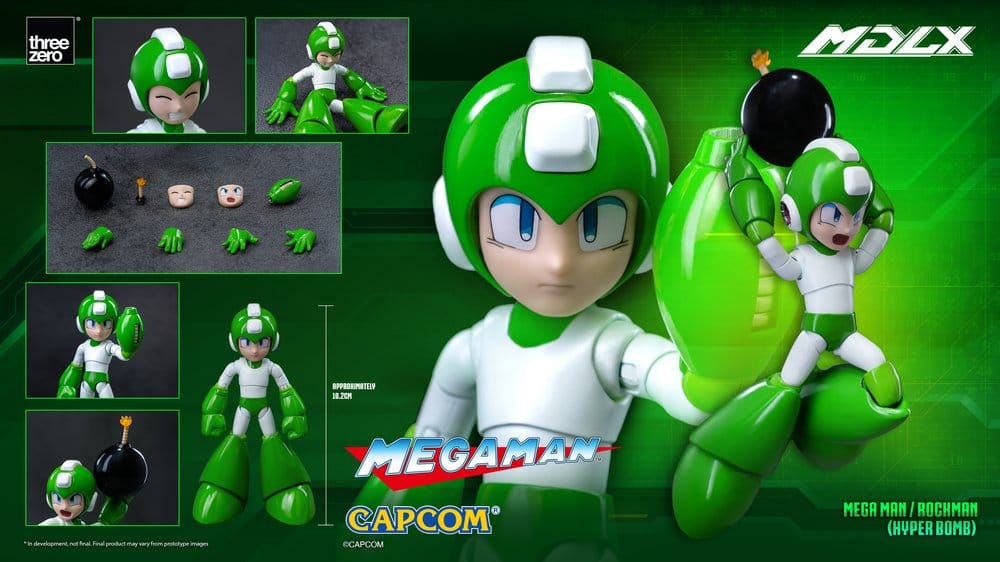 PREORDINE+ CHIUSO 05/2027 Mega Man MDLX Action Figure Mega Man / Rockman (Hyper Bomb) 10 cm