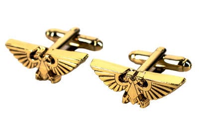 🧪 LAB | SU ORDINAZIONE Warhammer 40,000 Cufflinks Imperium 