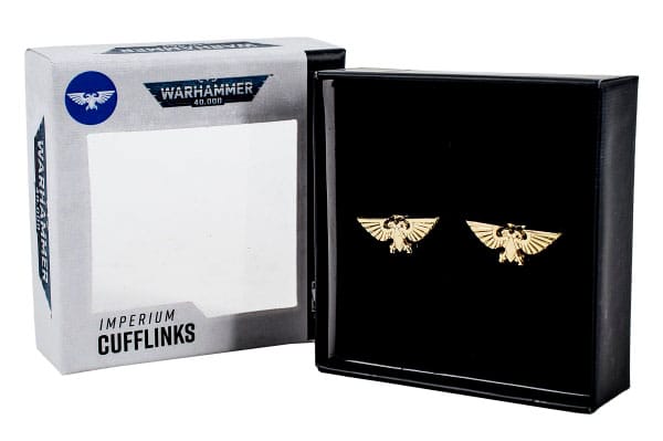 🧪 LAB | SU ORDINAZIONE Warhammer 40,000 Cufflinks Imperium 