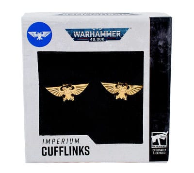 🧪 LAB | SU ORDINAZIONE Warhammer 40,000 Cufflinks Imperium 