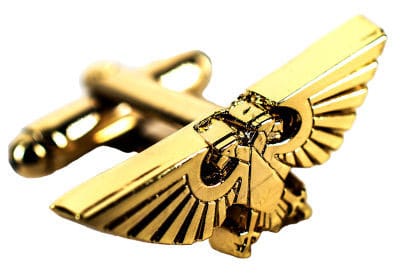 🧪 LAB | SU ORDINAZIONE Warhammer 40,000 Cufflinks Imperium 