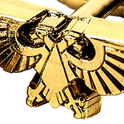 🧪 LAB | SU ORDINAZIONE Warhammer 40,000 Cufflinks Imperium 