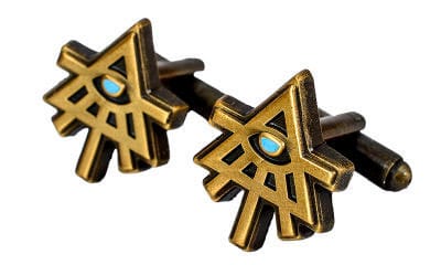 AUF BESTELLUNG gefertigte Warhammer 40.000 Aeldari-Manschettenknöpfe *SONDERPREIS*