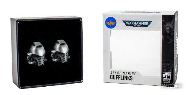 🧪 LAB | SU ORDINAZIONE Warhammer 40,000 Cufflinks Space Marine