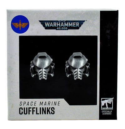 🧪 LAB | SU ORDINAZIONE Warhammer 40,000 Cufflinks Space Marine