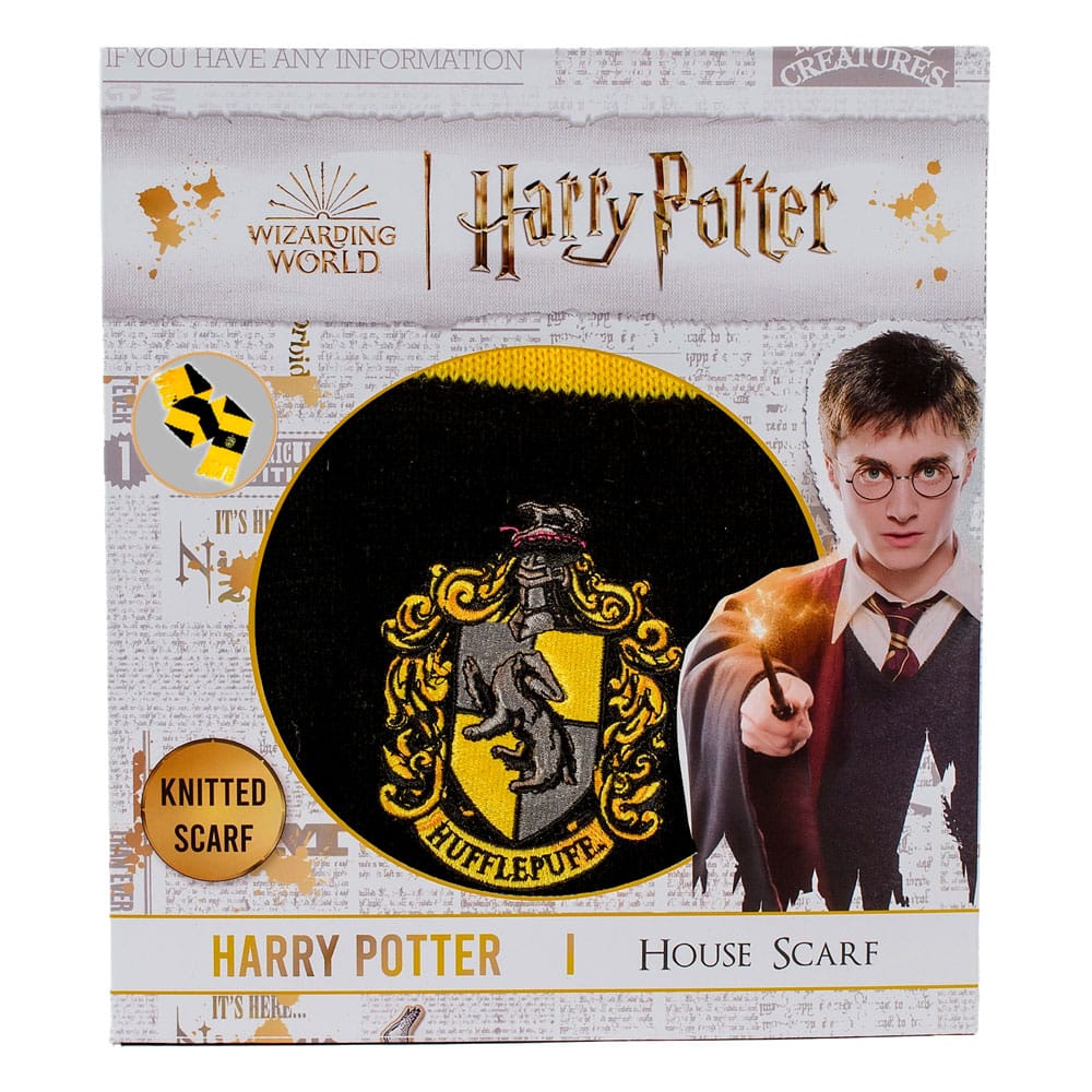 SU ORDINAZIONE Harry Potter Scarf Hufflepuff Bold Stripes (Boxed) 160 cm *PREZZO SPECIALE*