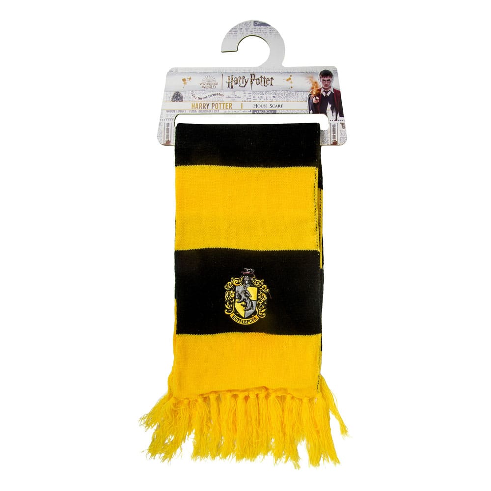SU ORDINAZIONE Harry Potter Scarf Hufflepuff Bold Stripes (Hanger) 160 cm *PREZZO SPECIALE*
