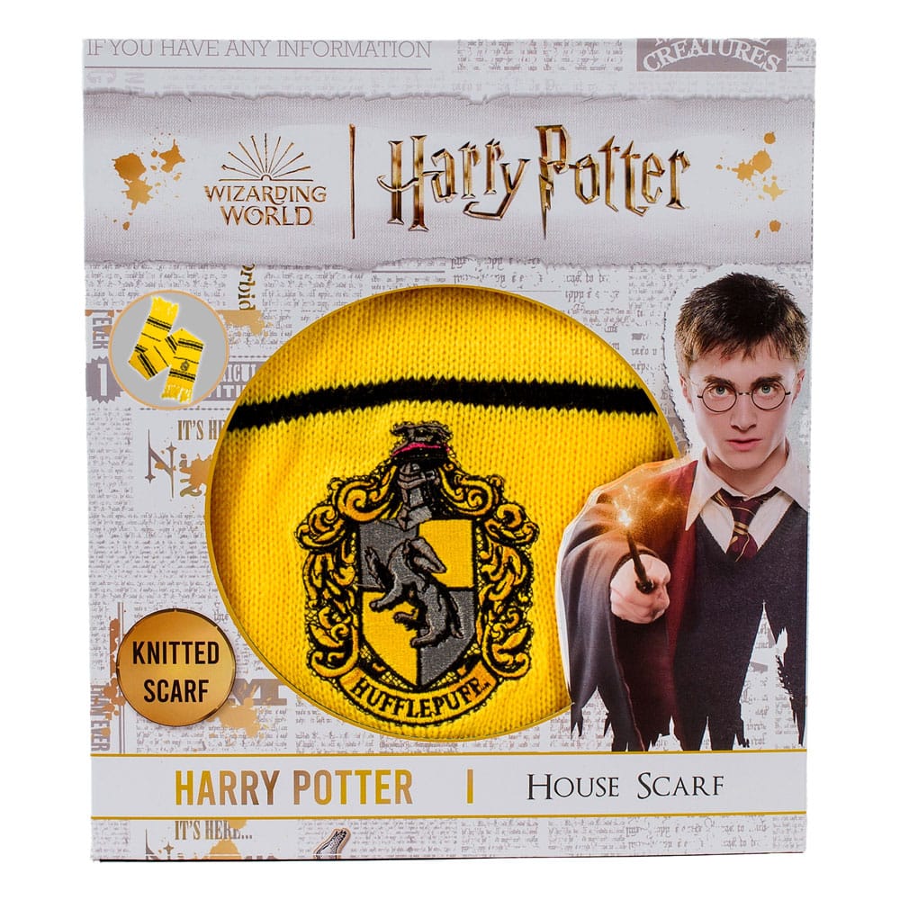 SU ORDINAZIONE Harry Potter Scarf Hufflepuff Thin Stripes (Boxed) 160 cm *PREZZO SPECIALE*