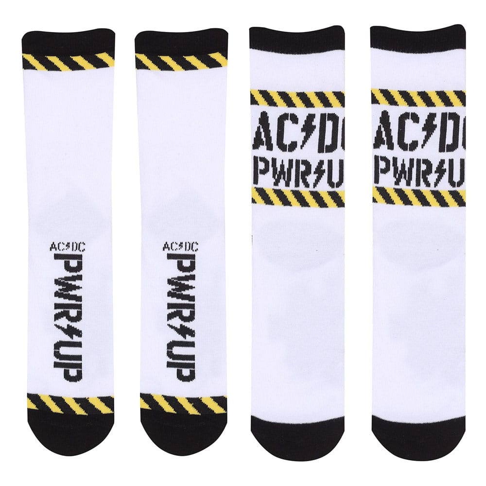 AC/DC Power Up Socks L-XL MADE TO ORDER