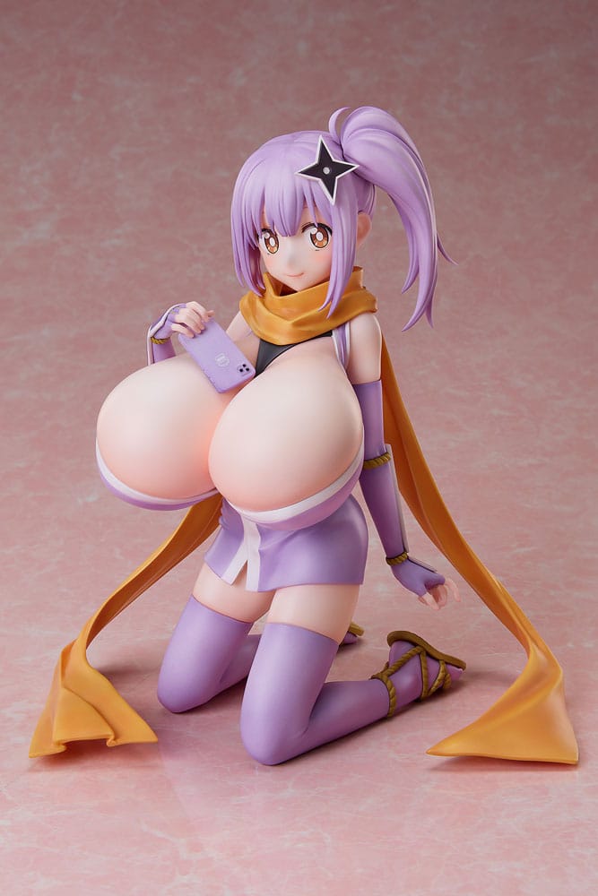 PREORDER+ 12/2026 (NOT CANCELABLE) A Ninja and an Assassin Under One Roof Maid PVC Statue 1/4 Diecut Sticker Satoko Kusagakure Huge-Breasted Ver. 23 cm