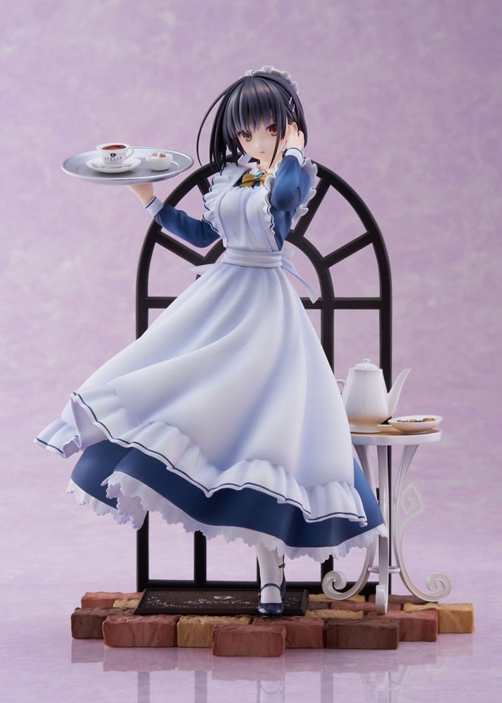 PREORDINE 08/2025 Cafe Stella and the Reaper's Butterfly Statue 1/7 Natsume Shiki Ami Ami Limited Edition 24 cm  (PREORDINE NON CANCELLABILE)