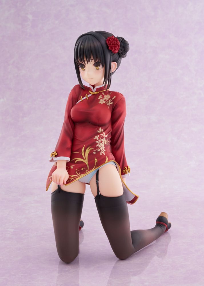 VORBESTELLUNG GESCHLOSSEN 07/2026 (NICHT STORNIERBAR) Cafe Stella und der Schmetterling des Schnitters PVC-Statue 1/3.5 Natsume Shiki Chinesische Kleidung Version. AmiAmi Limited Edition 30 cm