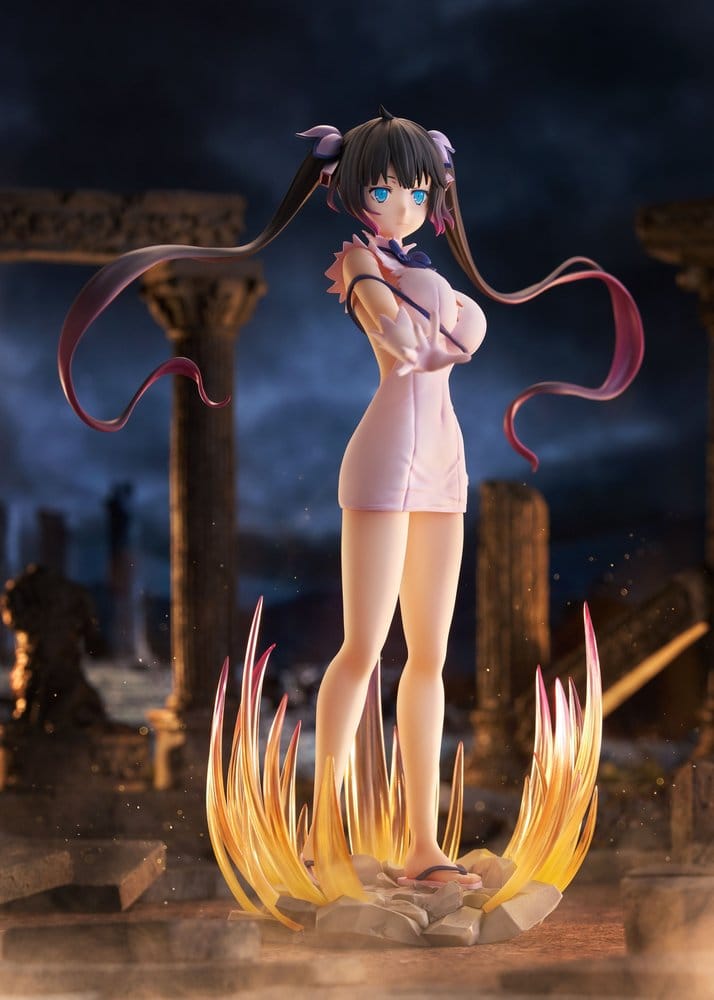 PREORDINE+ 08/2027 Is It Wrong to Try to Pick Up Girls in a Dungeon? V PVC Figure 1/7 Hestia Divinity Unleashed Ver. 24 cm