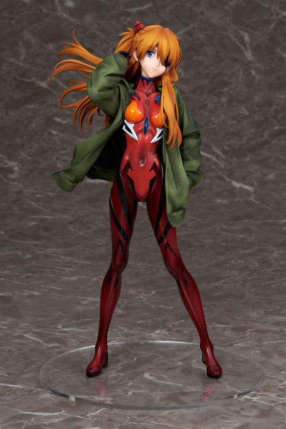 PREORDINE CHIUSO 08/2025 Shin Evangelion Movie PVC Statue 1/7 Shikinami Asuka Langley Hoodie Ver. 23 cm (PREORDINE NON CANCELLABILE)