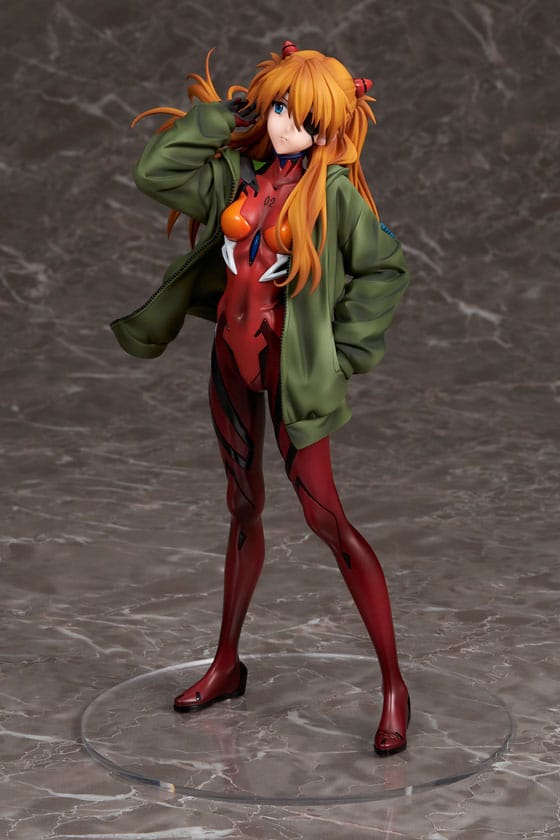 PREORDINE CHIUSO 08/2025 Shin Evangelion Movie PVC Statue 1/7 Shikinami Asuka Langley Hoodie Ver. 23 cm (PREORDINE NON CANCELLABILE)
