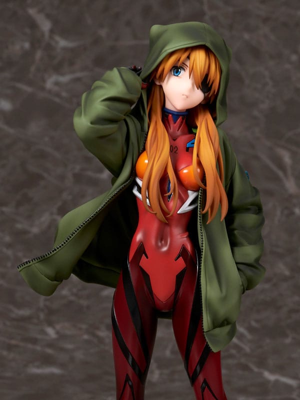 PREORDINE CHIUSO 08/2025 Shin Evangelion Movie PVC Statue 1/7 Shikinami Asuka Langley Hoodie Ver. 23 cm (PREORDINE NON CANCELLABILE)