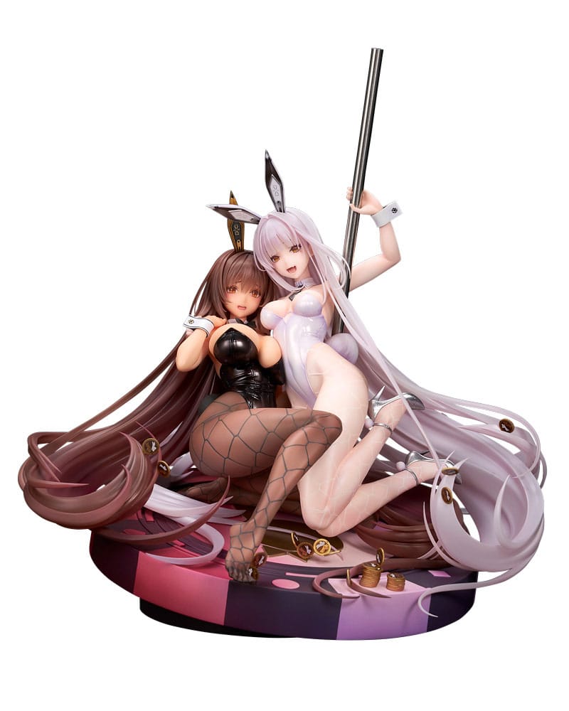 PREORDER+ 12/2026 (NOT CANCELLABLE) Goddess of Victory: Nikke Statue 1/7 Noir &amp; Blanc Bunny X 777 Ver. 28 cm