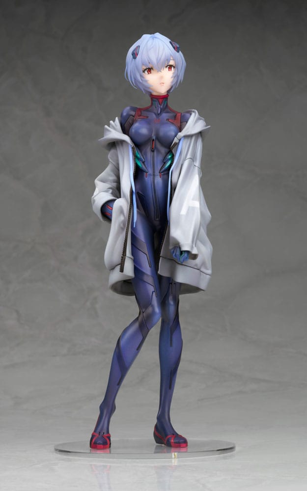 PREORDINE 02/2026 Evangelion: 3.0+1.0 Thrice Upon a Time PVC Statue 1/7 Tentative Name Rei Ayanami Millennials Illust Ver. 22 cm (re-run) (PREORDINE NON CANCELLABILE)