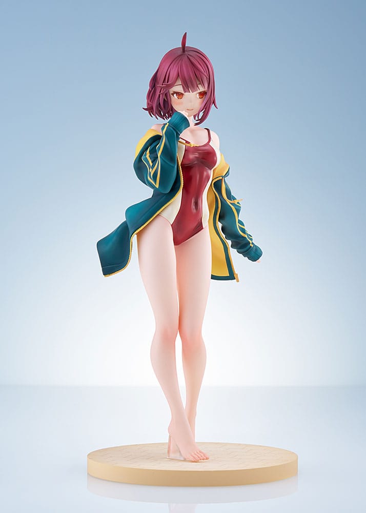 Auf Bestellung gefertigt: Atelier Sophie: Die Alchemistin des geheimnisvollen Buches, PVC-Statue, Maßstab 1:7, Sophie Neuenmüller, Bademodenversion, 25 cm
