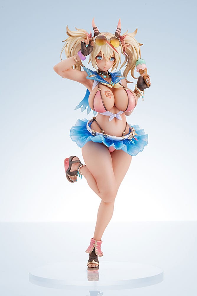 SU ORDINAZIONE Idola Phantasy Star Saga PVC Statue 1/7 Summer Innocent Gene Chaos 27 cm *PREZZO SPECIALE*