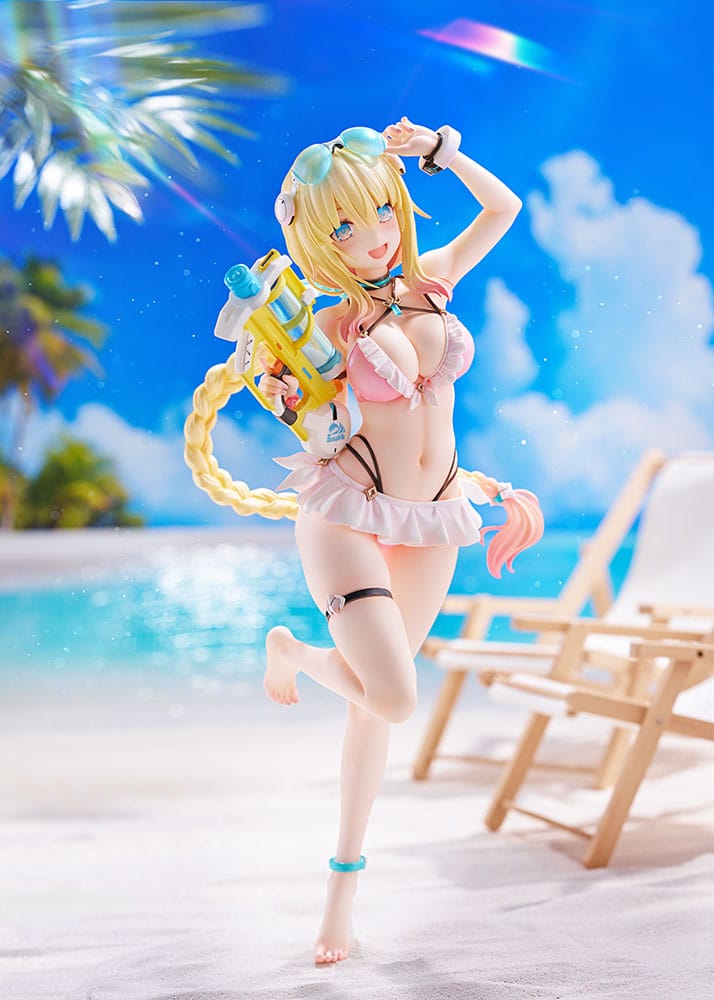 SU ORDINAZIONE Phantasy Star Online PVC Statue 1/7 es Akhtal Summer Vacation 24 cm     