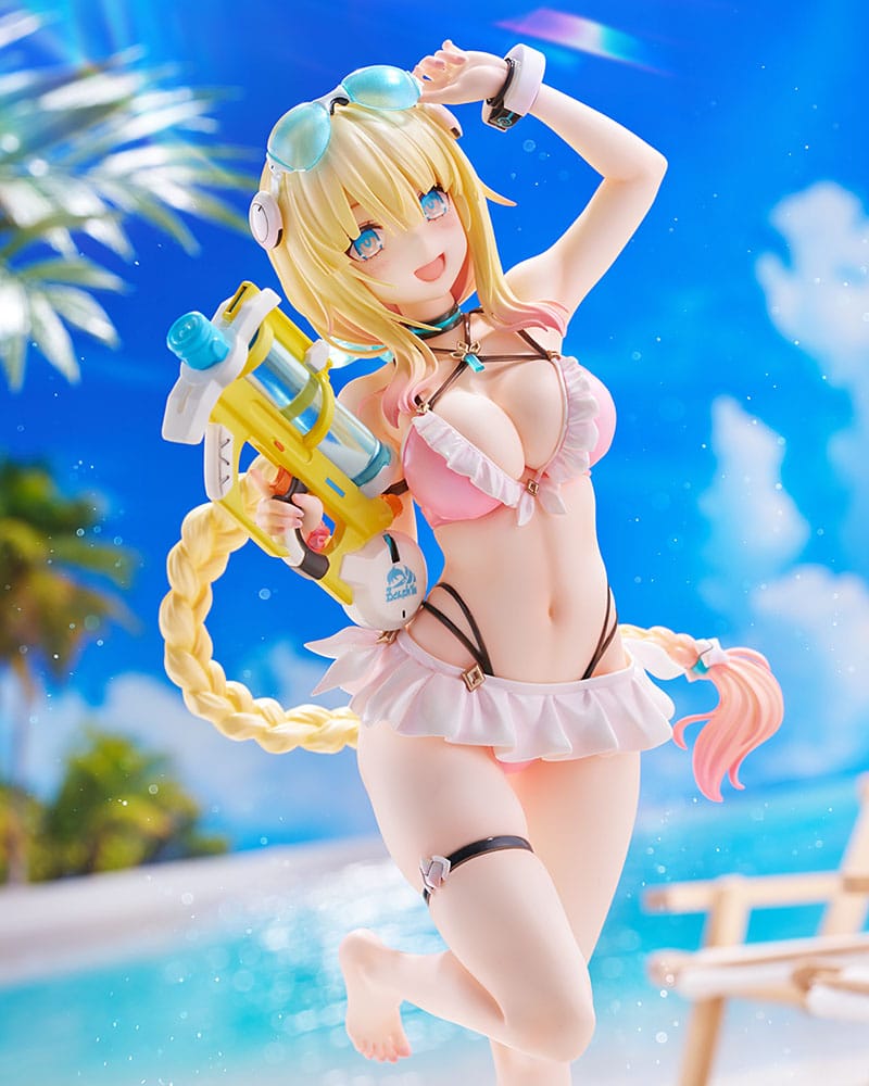SU ORDINAZIONE Phantasy Star Online PVC Statue 1/7 es Akhtal Summer Vacation 24 cm     