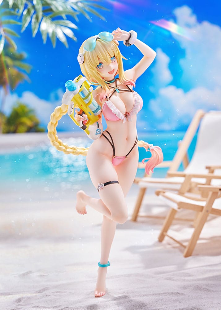 SU ORDINAZIONE Phantasy Star Online PVC Statue 1/7 es Akhtal Summer Vacation 24 cm     