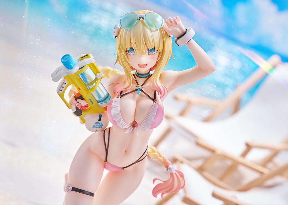 SU ORDINAZIONE Phantasy Star Online PVC Statue 1/7 es Akhtal Summer Vacation 24 cm     