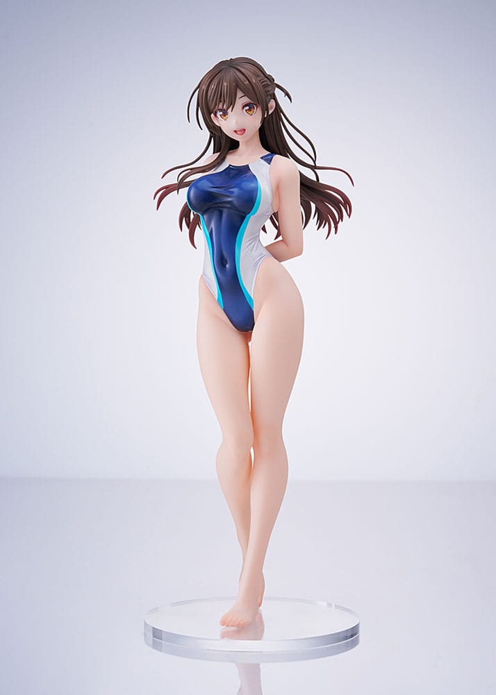 VORBESTELLUNG GESCHLOSSEN 06/2026 (NICHT STORNIERBAR) Rent-a-Girlfriend PVC-Statue 1/7 Chizuru Mizuhara Light Blue Line Bademodenversion 25 cm