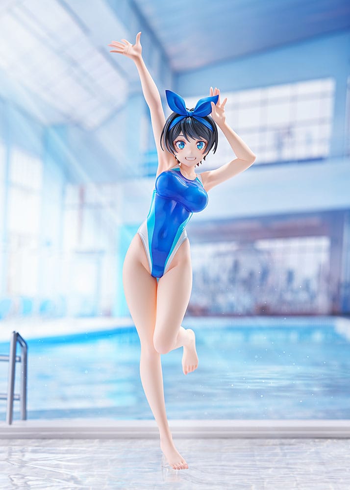 SU ORDINAZIONE Rent-a-Girlfriend PVC Statue 1/7 Ruka Sarashina Competition Swimsuit Ver. 29 cm