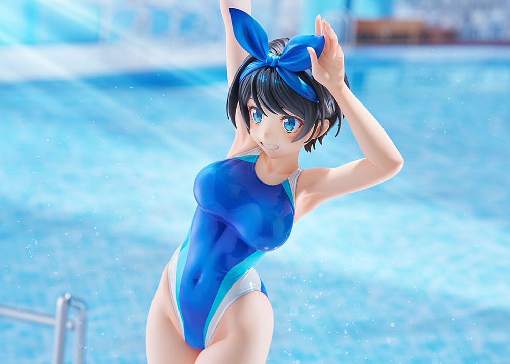 SU ORDINAZIONE Rent-a-Girlfriend PVC Statue 1/7 Ruka Sarashina Competition Swimsuit Ver. 29 cm