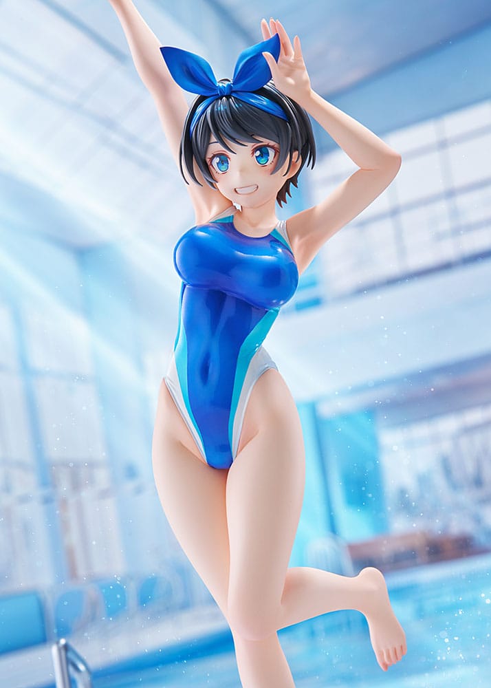 SU ORDINAZIONE Rent-a-Girlfriend PVC Statue 1/7 Ruka Sarashina Competition Swimsuit Ver. 29 cm