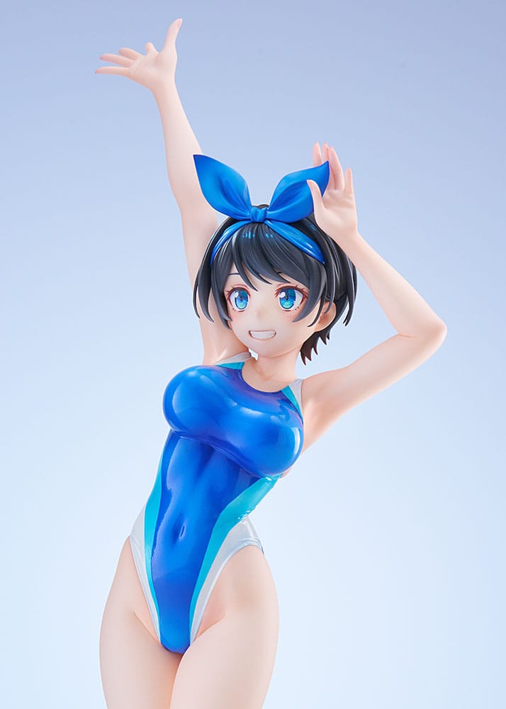SU ORDINAZIONE Rent-a-Girlfriend PVC Statue 1/7 Ruka Sarashina Competition Swimsuit Ver. 29 cm
