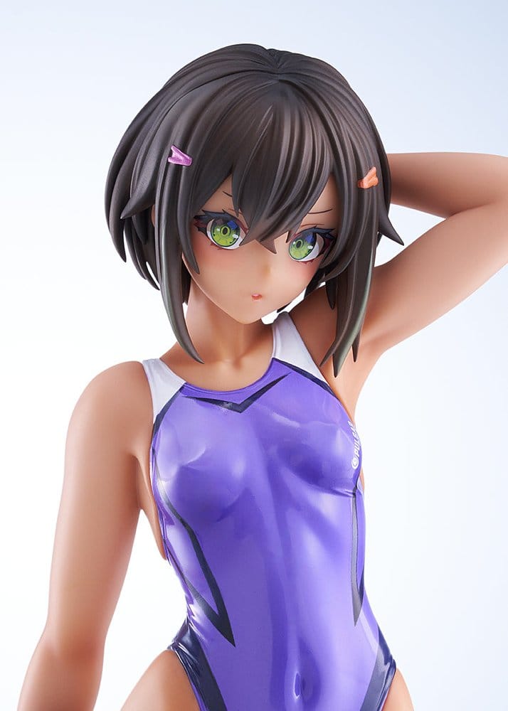PREORDINE+ 12/2026 (NON CANCELLABILE) Arms Note PVC Figure 1/7 Buchou-chan of the Swimming Club Purple Swimsuit Ver. 22 cm
