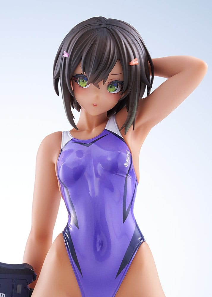 PREORDINE+ 12/2026 (NON CANCELLABILE) Arms Note PVC Figure 1/7 Buchou-chan of the Swimming Club Purple Swimsuit Ver. 22 cm