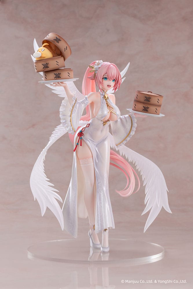 SU ORDINAZIONE Azur Lane PVC Statue 1/6 Theseus: New Year's White Plumage Ver. 27 cm