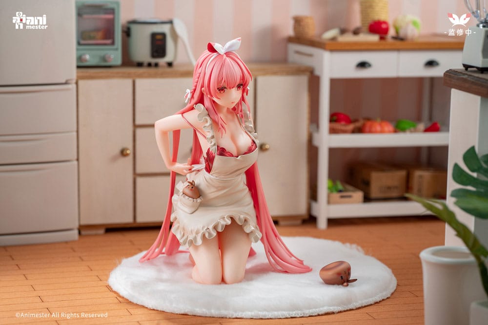 PREORDINE+ 11/2025 Original Character Statue 1/7 White Rabbit Rosu 16 cm